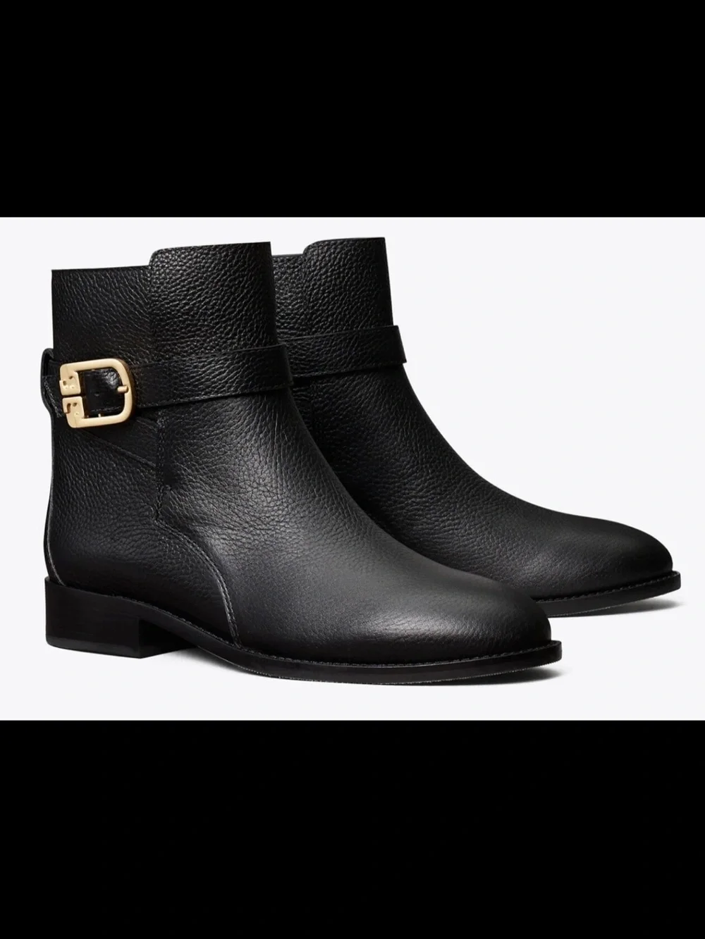 Tory Burch Brooke Ankle Boot in Black Leather